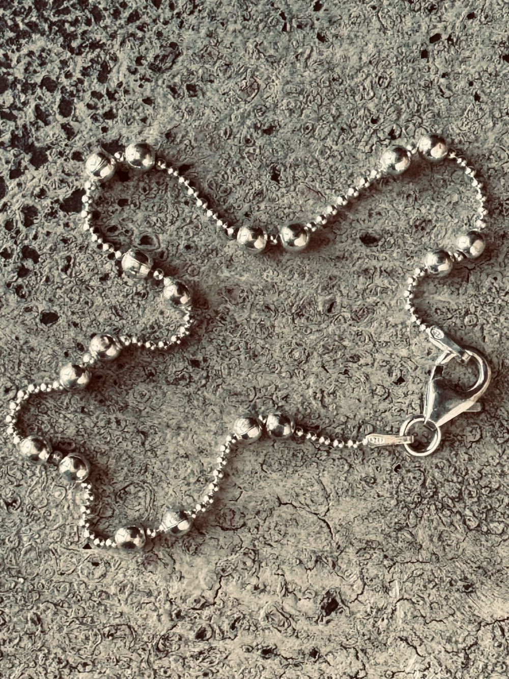 Statemet Bead Chain Bracelet